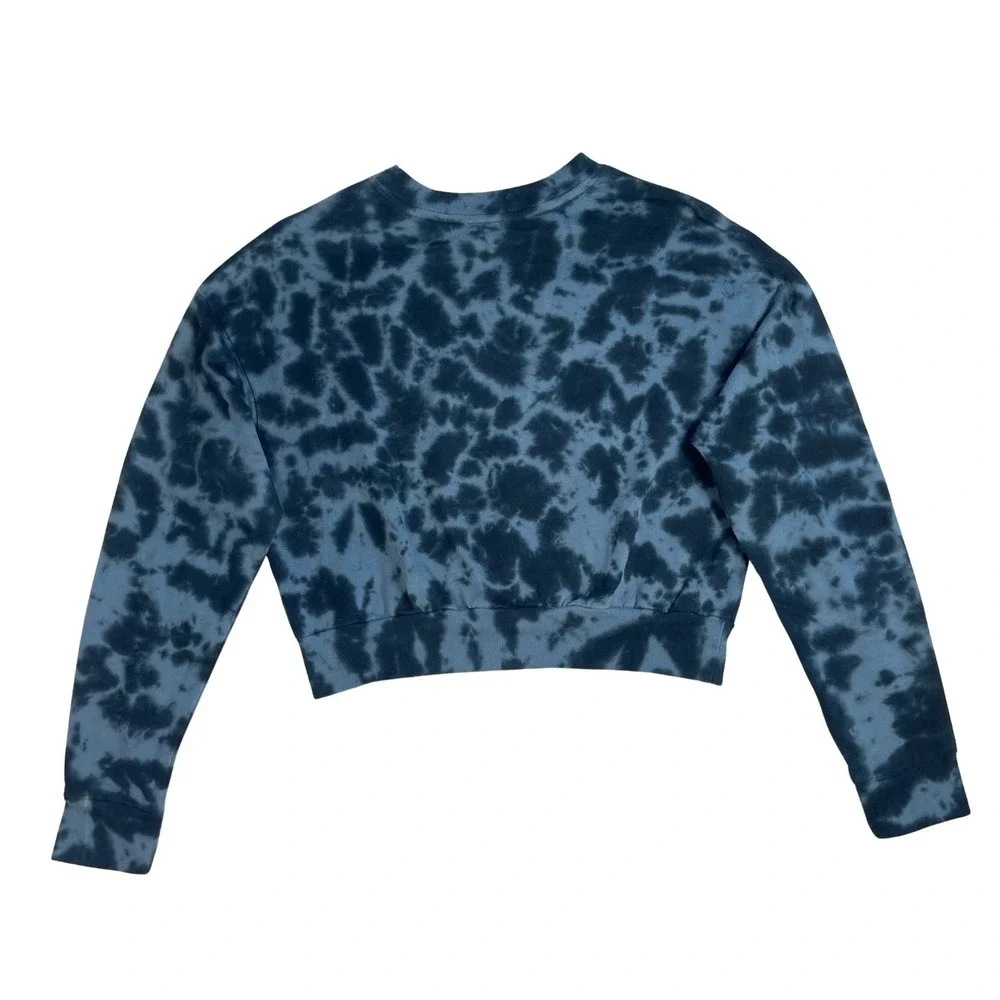 Tie Dye Cropped Sweatshirt Women's XS Athleisure Boho Y2K Indie